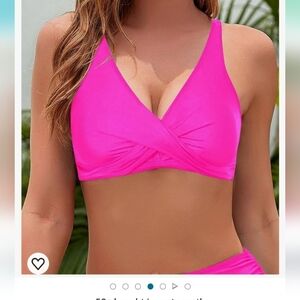 Womens large swim tops bikini